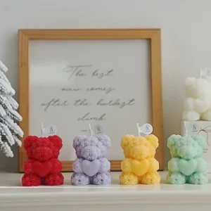 Κερί Rose Bear-rose bear1